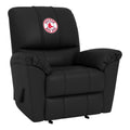 Freedom Rocker Recliner with Boston Red Sox Logo: Rocking and Reclining Comfort