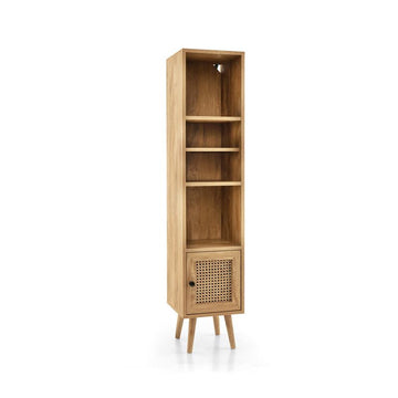 Freestanding 4-Tier Tall Bookcase
