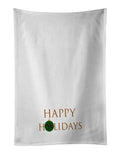 French Bulldog Happy Holidays Kitchen Towels
