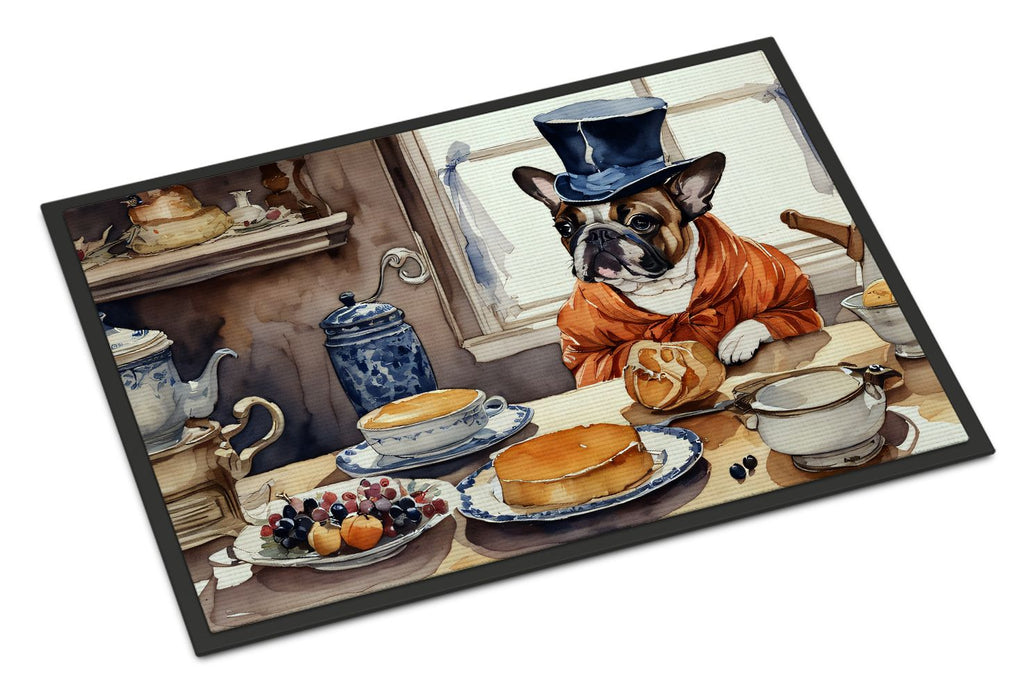 French Bulldog Pumpkin Halloween Doormat