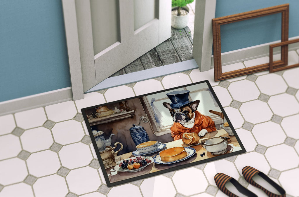 French Bulldog Pumpkin Halloween Doormat