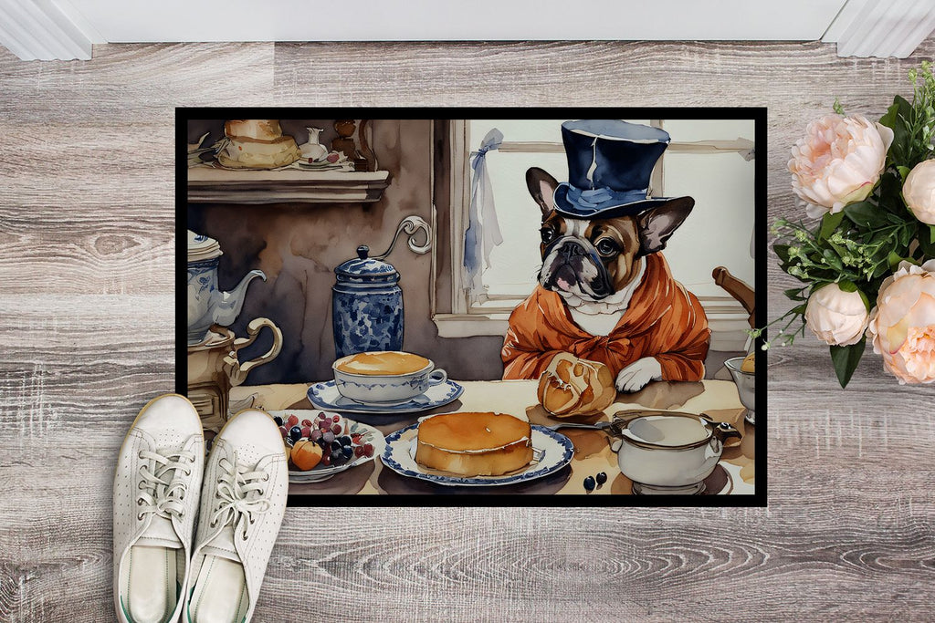 French Bulldog Pumpkin Halloween Doormat