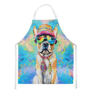 French Bulldog Hippie Dawg Kitchen and Craft Apron