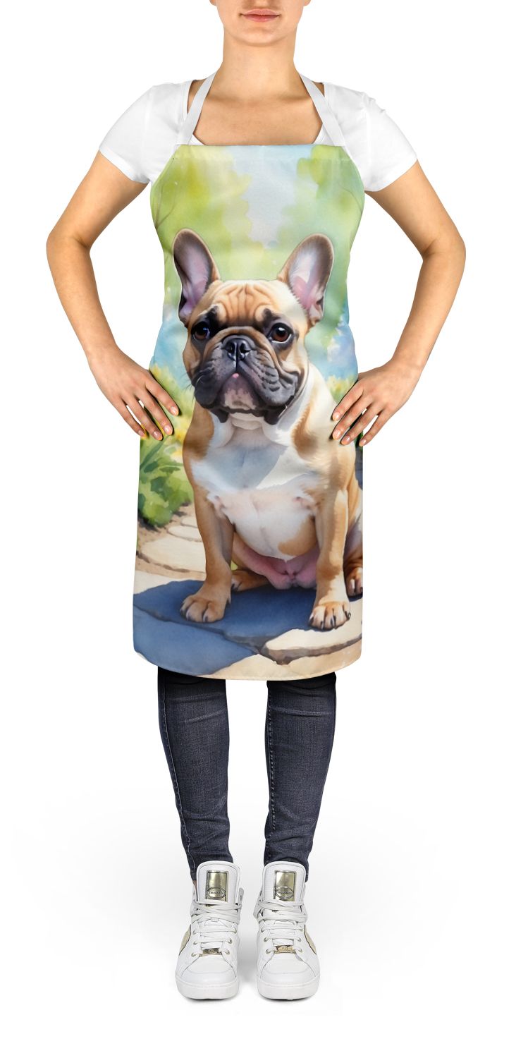 French Bulldog Spring Path Bib Apron