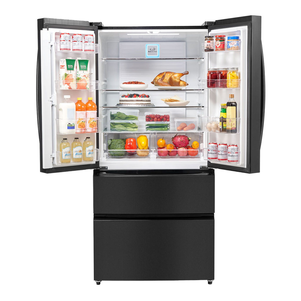 18.9 Cu.. French Door Refrigerator with Smart Cooling and LED Display