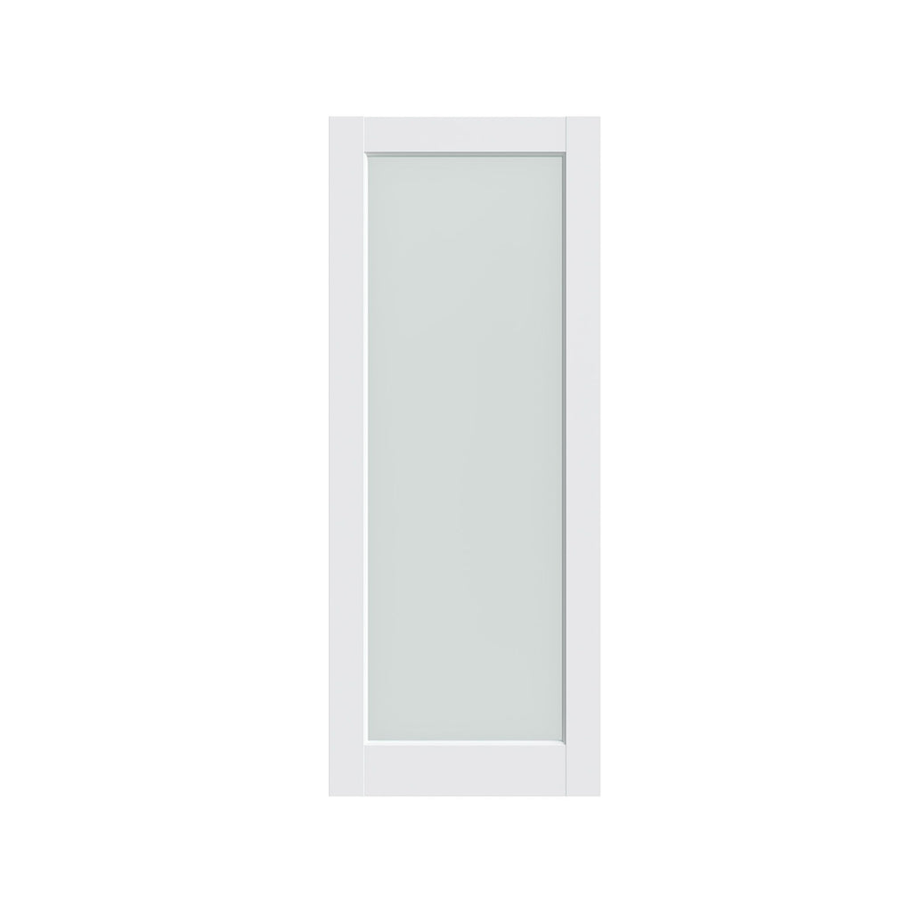 Tempered Frosted Glass French Interior Door – Solid Core, Prehung