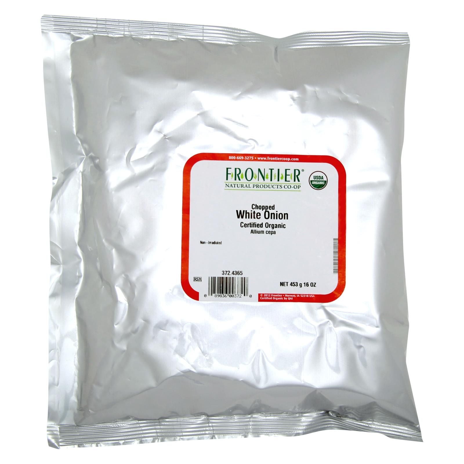 Premium Organic Chopped White Onion, Bulk