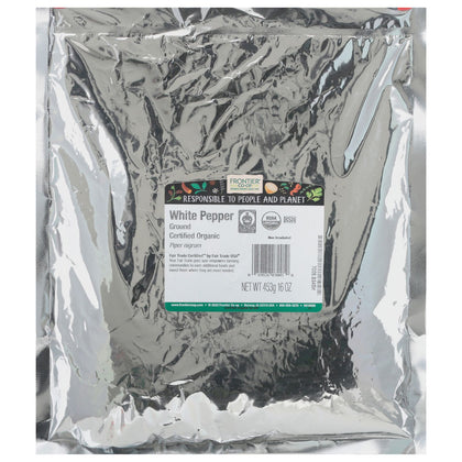Frontier Herb Organic Ground White Pepper