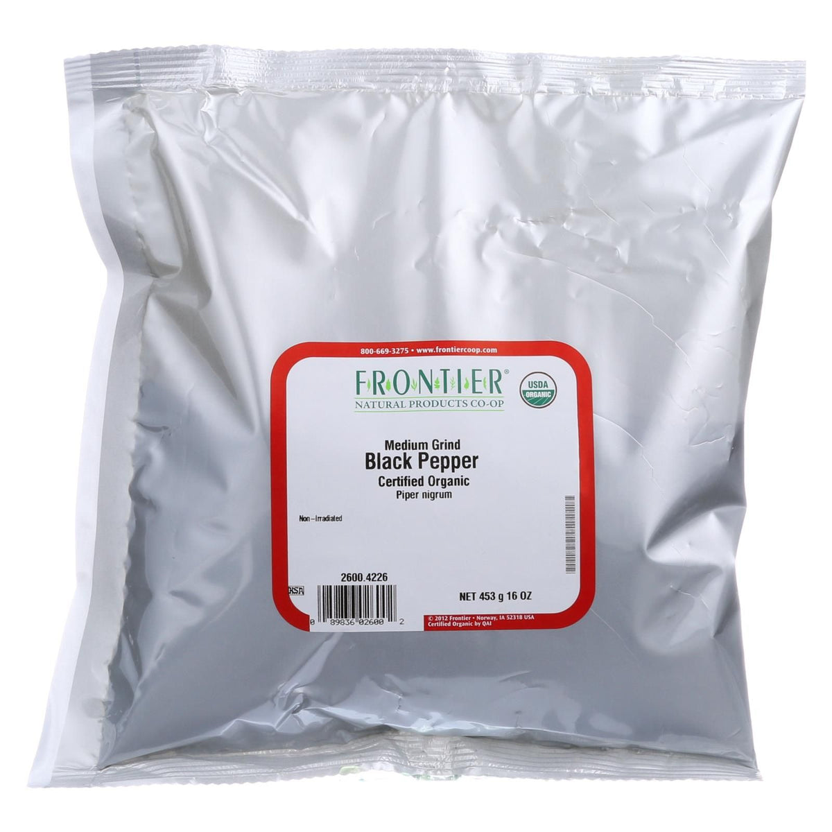 Frontier Organic Medium-Grind Black Pepper