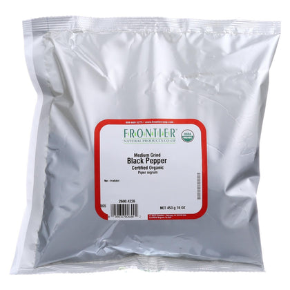 Frontier Organic Medium-Grind Black Pepper