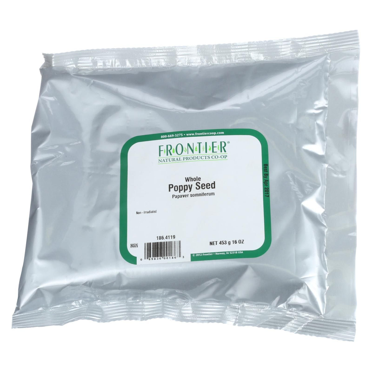 Frontier Co-op Whole Poppy Seeds for Baking and Cooking