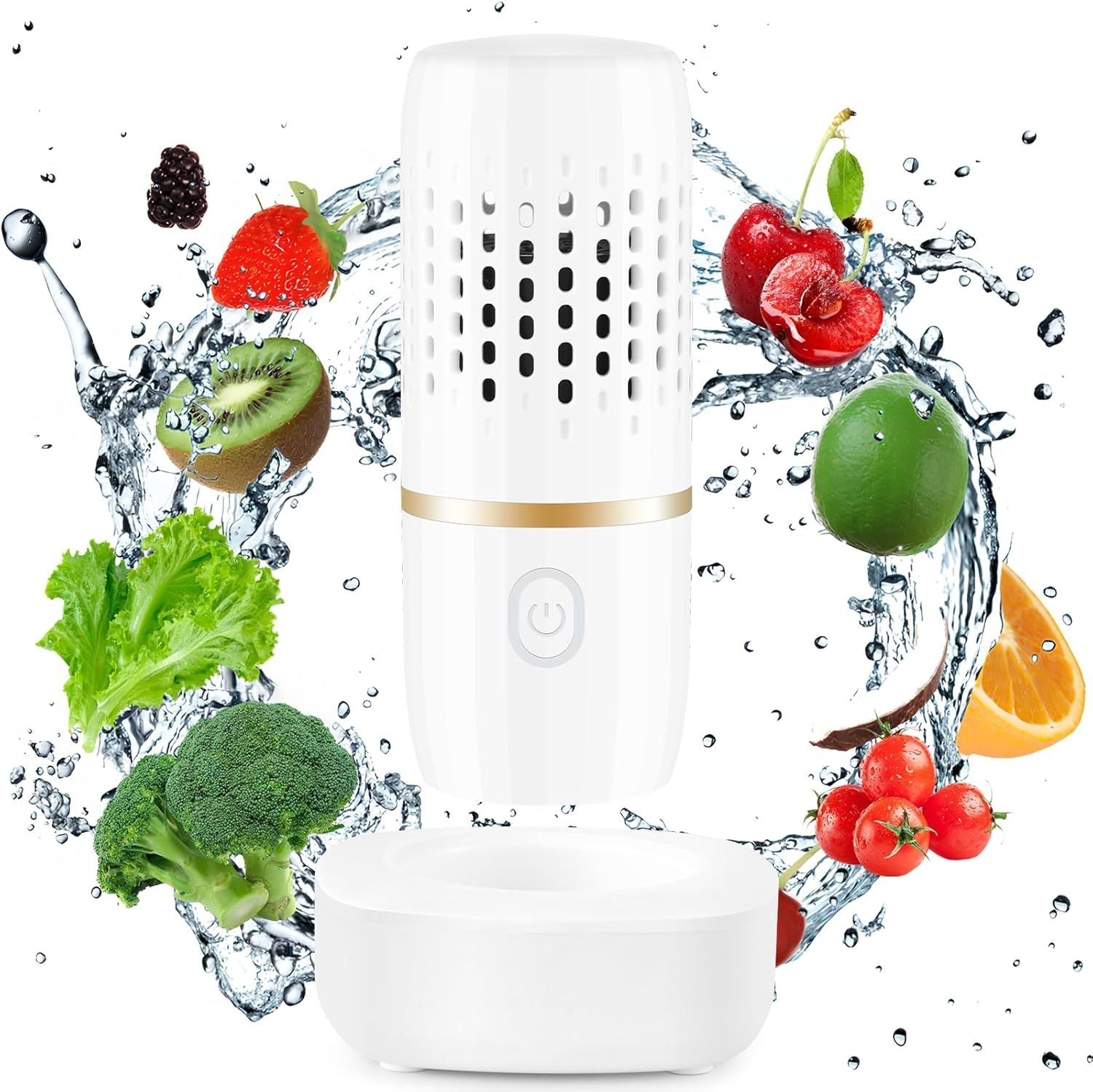 Fruit and Vegetable Purifier Cleaner Washing Machine Capsule Shape Disinfection OH-ion Purification