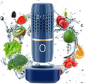 Fruit and Vegetable Purifier Cleaner Washing Machine Capsule Shape Disinfection OH-ion Purification - Blue