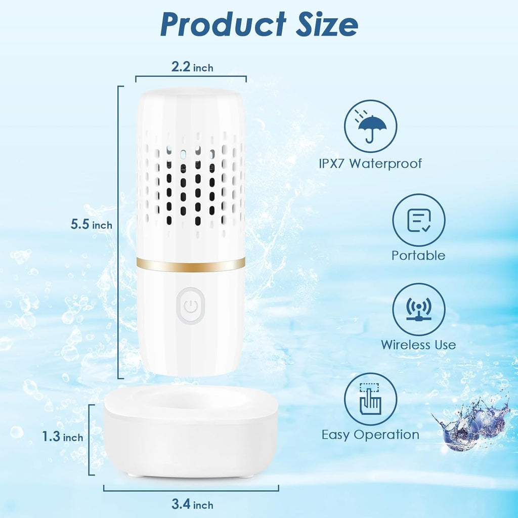 Fruit and Vegetable Purifier Cleaner Washing Machine Capsule Shape Disinfection OH-ion Purification