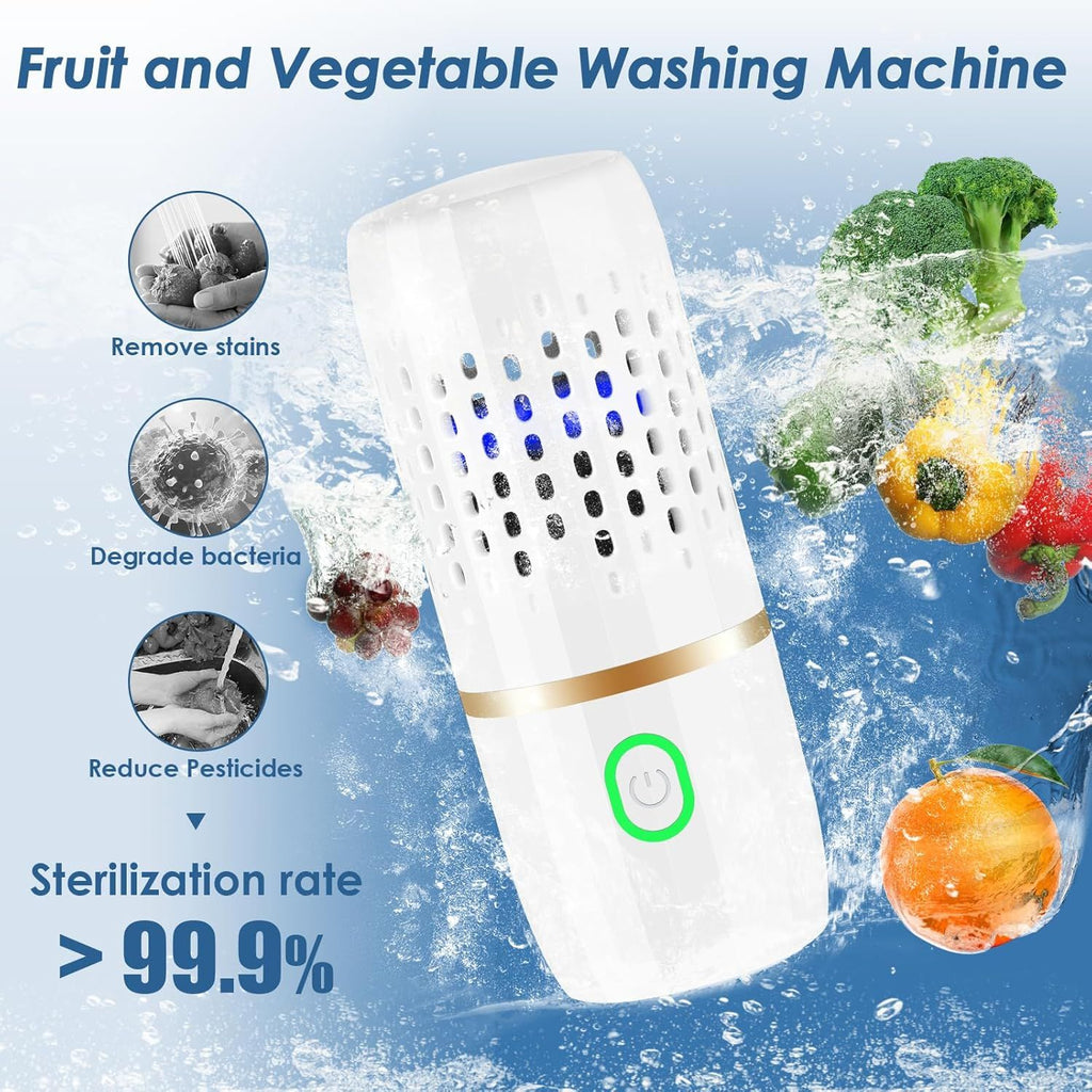Fruit and Vegetable Purifier Cleaner Washing Machine Capsule Shape Disinfection OH-ion Purification