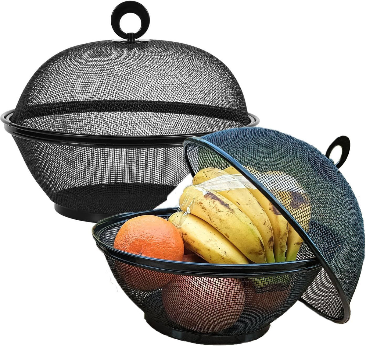 Covered Apple Fruit Baskets for Display and Rinsing