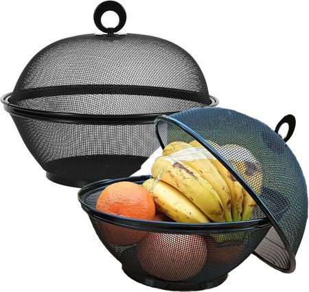 Covered Apple Fruit Baskets for Display and Rinsing