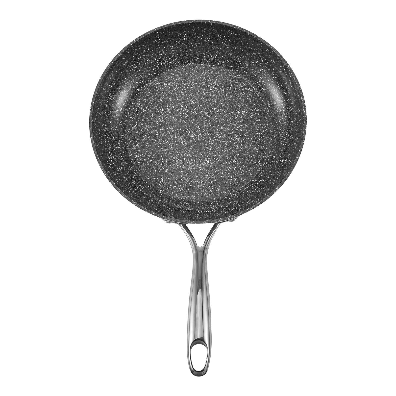 3-Piece Nonstick Ceramic Aluminum Skillet Set (8, 10, ) with Heat-Resistant Handle