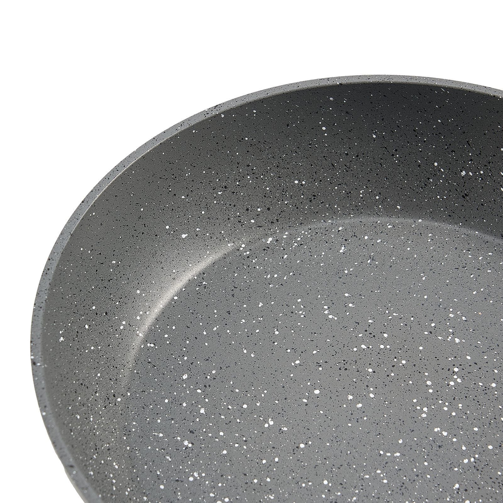 Professional Aluminum Frying Pan Set, 3-Piece (9.5, 11, 12 ) with Nonstick Coating