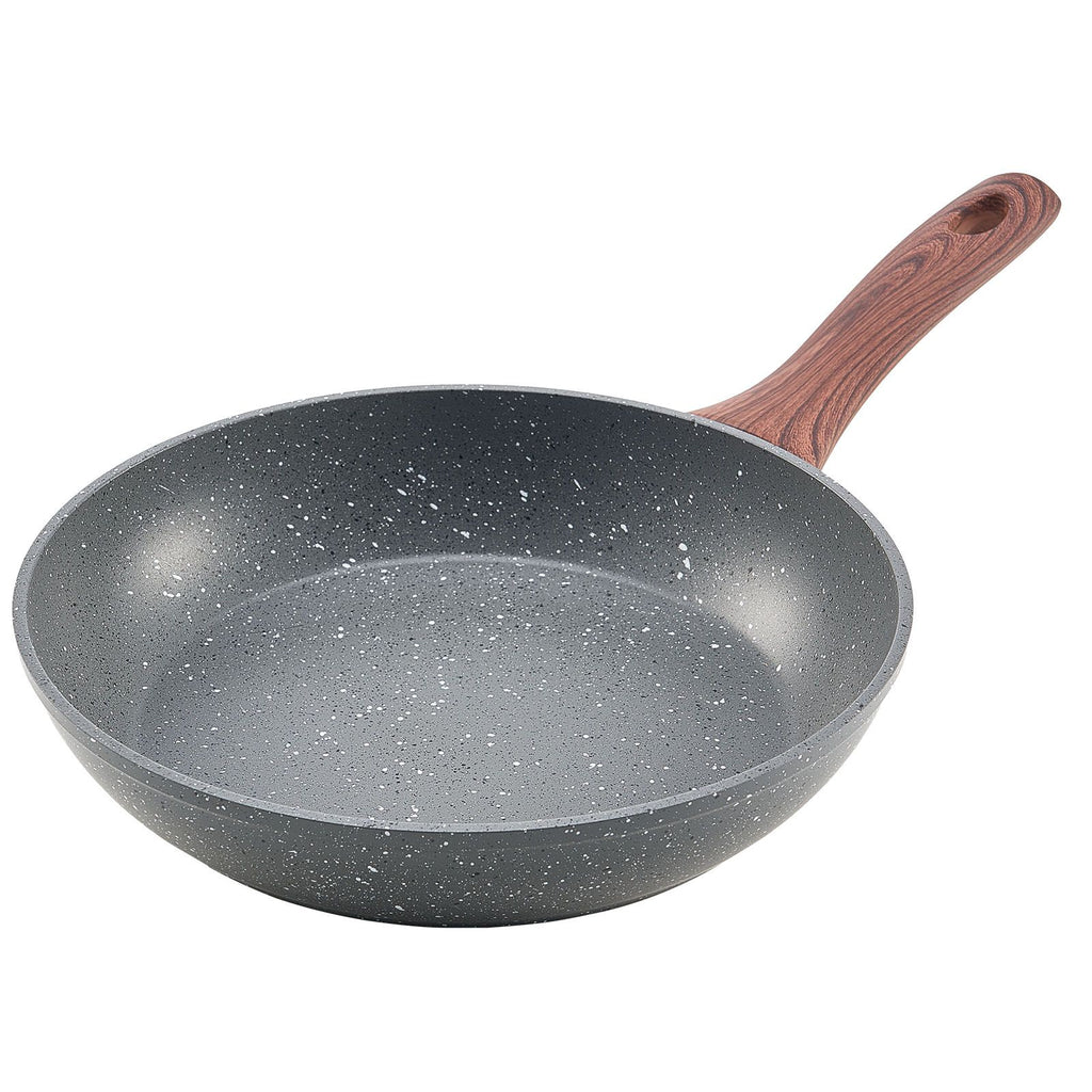 Professional Aluminum Frying Pan Set, 3-Piece (9.5, 11, 12 ) with Nonstick Coating