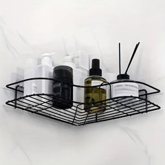 Organize Your Bathroom with a Sleek Wall-Mounted Corner Shelf