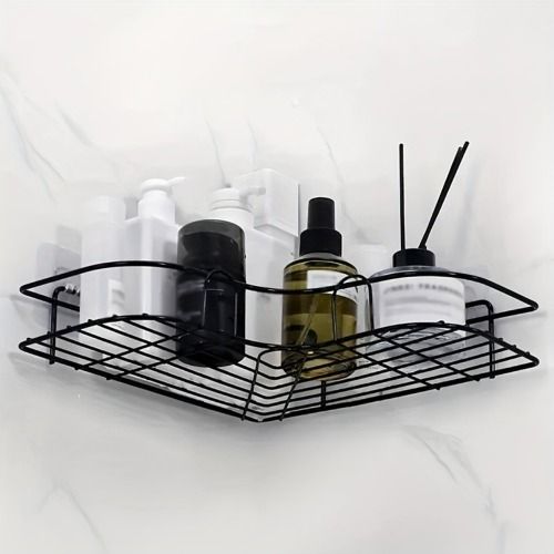 Organize Your Bathroom with a Sleek Wall-Mounted Corner Shelf