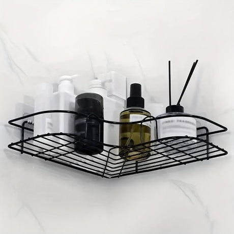 Organize Your Bathroom with a Sleek Wall-Mounted Corner Shelf