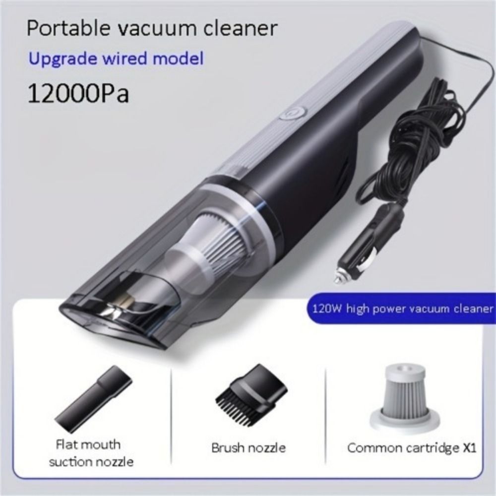 Corded Handheld Vacuum for Detailed Car Cleaning