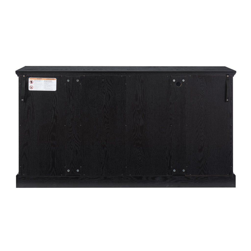 Four-Door RGB Curio Cabinet for Collectible Displays
