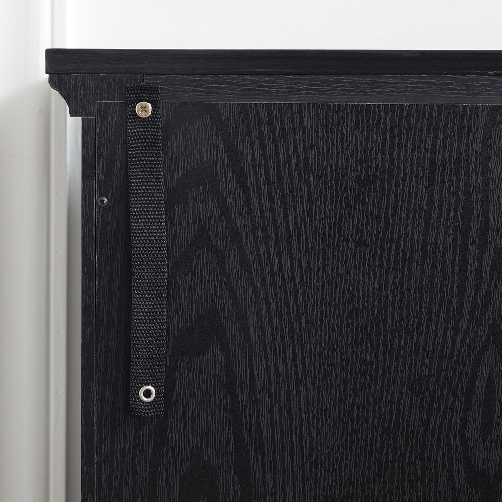 Four-Door RGB Curio Cabinet for Collectible Displays