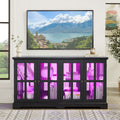 Four-Door RGB Curio Cabinet for Collectible Displays