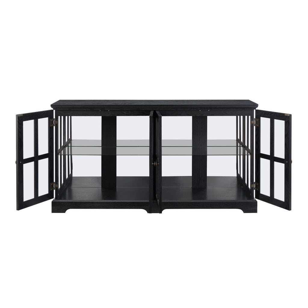 Four-Door RGB Curio Cabinet for Collectible Displays