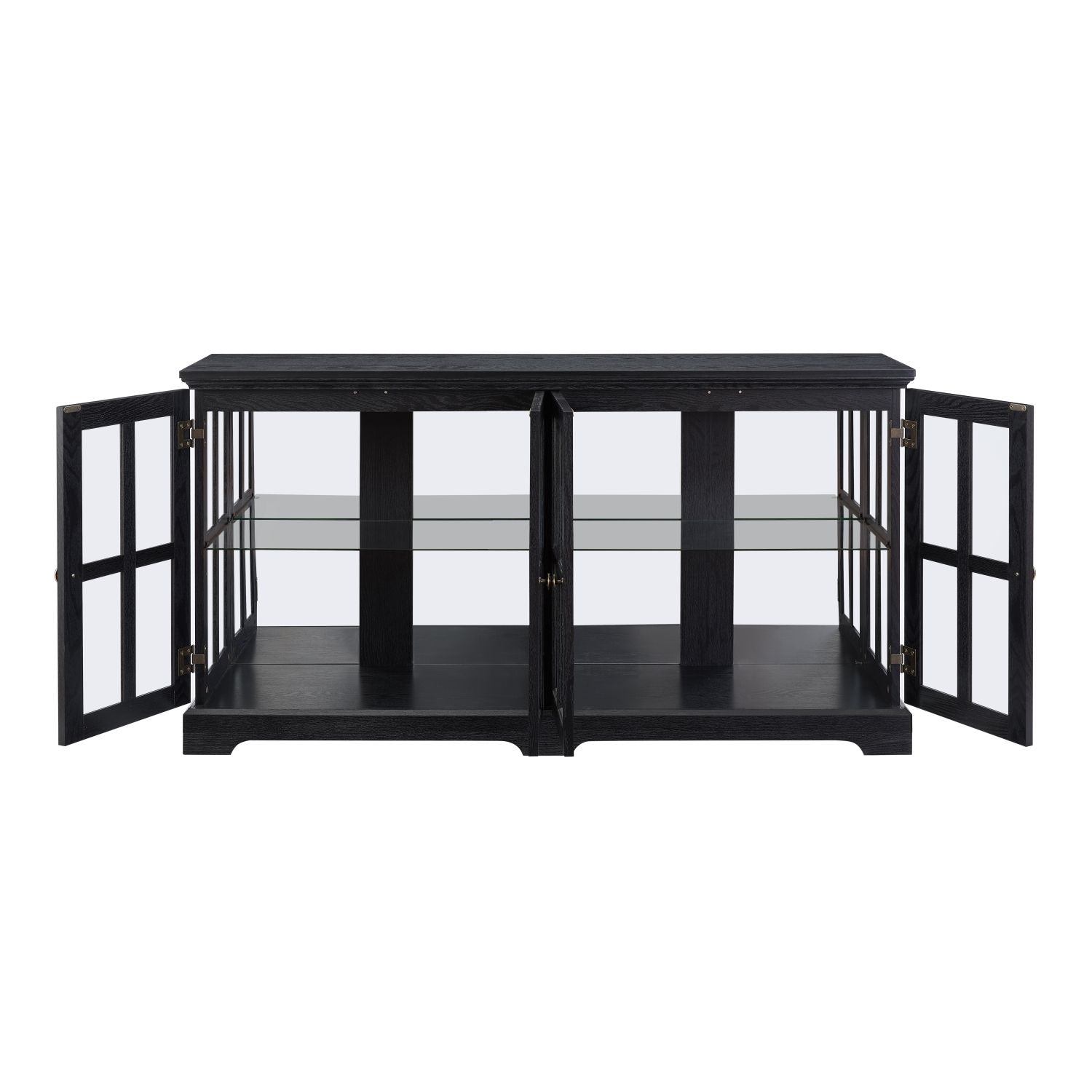 Four-Door RGB Curio Cabinet for Collectible Displays