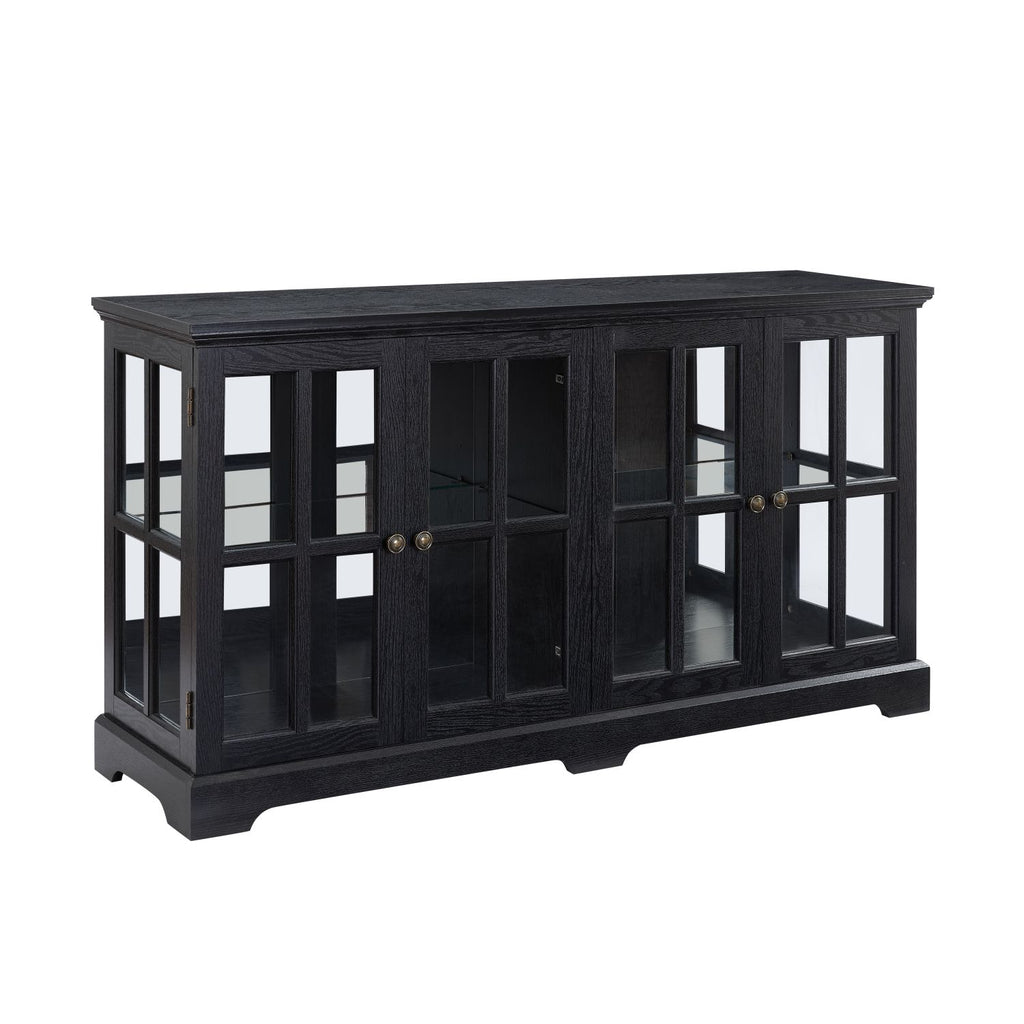 Four-Door RGB Curio Cabinet for Collectible Displays