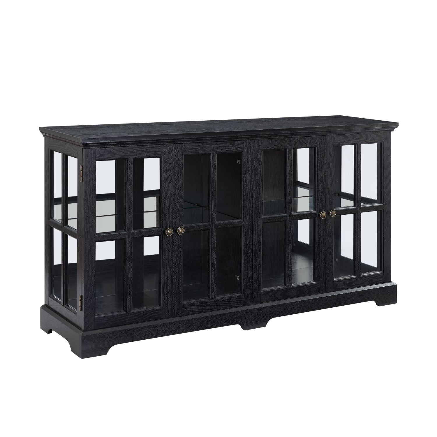 Four-Door RGB Curio Cabinet for Collectible Displays
