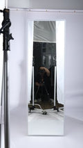 Full-Length LED Mirror with Warm and White Light