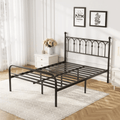 Platform Bed Frame with Underbed Storage Space