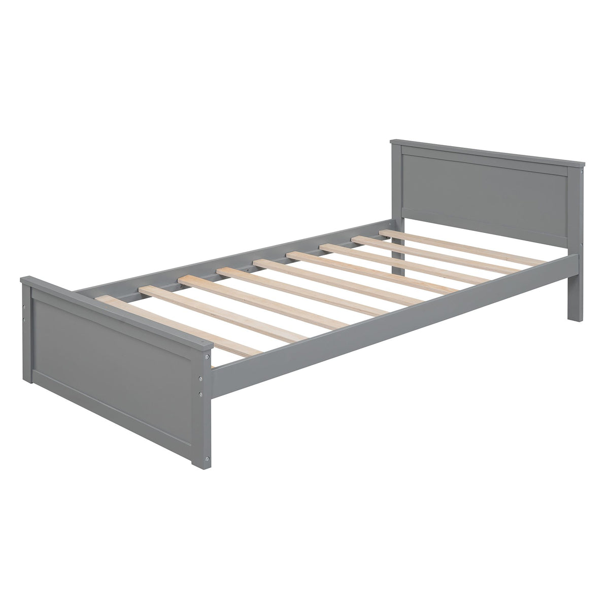 Multifunctional Loft Bed with Separate Lower Bed and Workspace