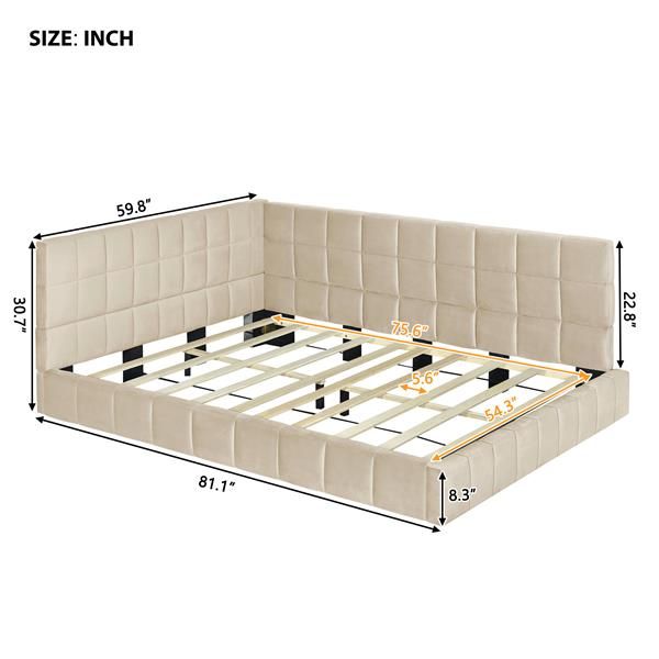 Classic Mid-Century Modern Upholstered Daybed