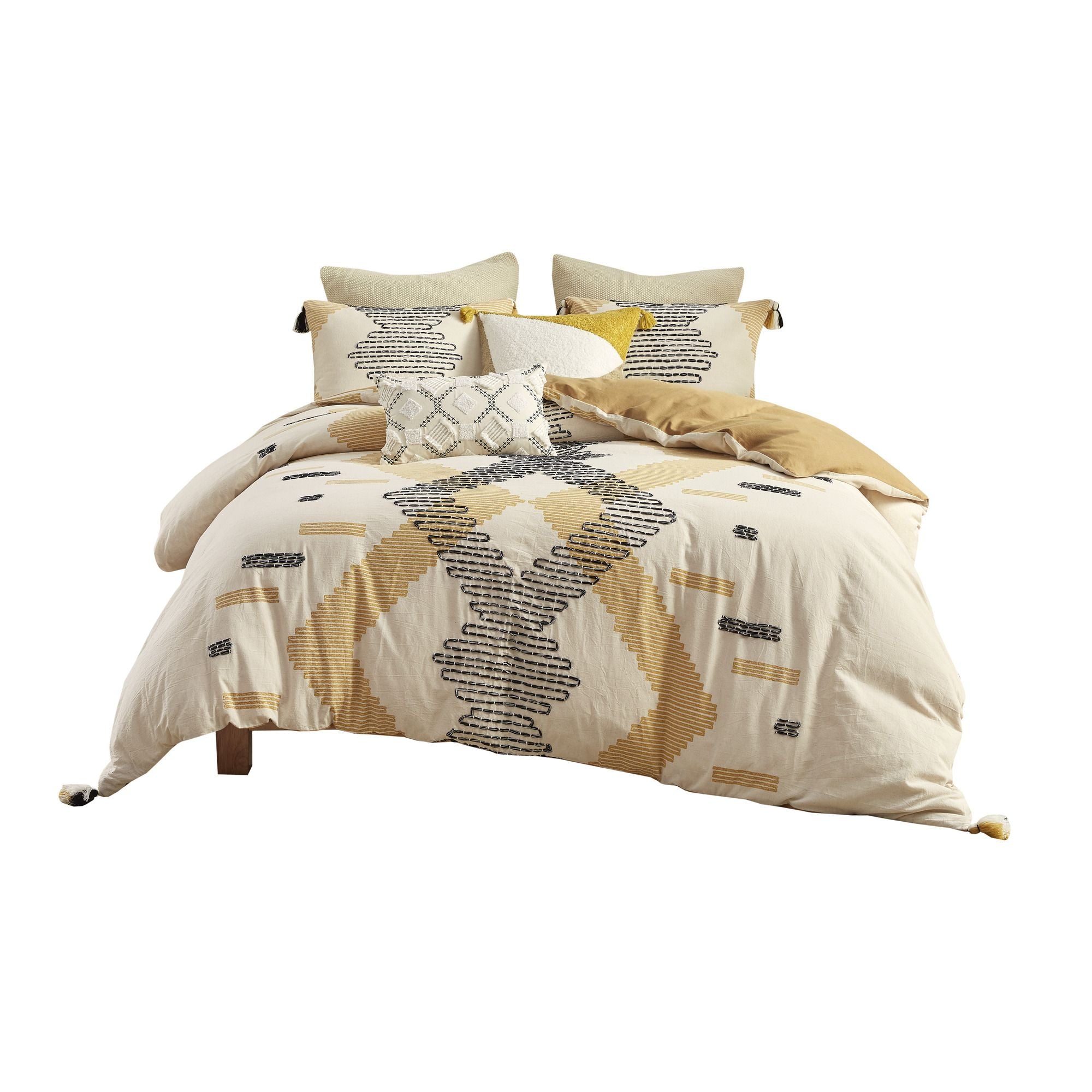 Full/Queen 3 Piece Cotton Duvet Cover Set