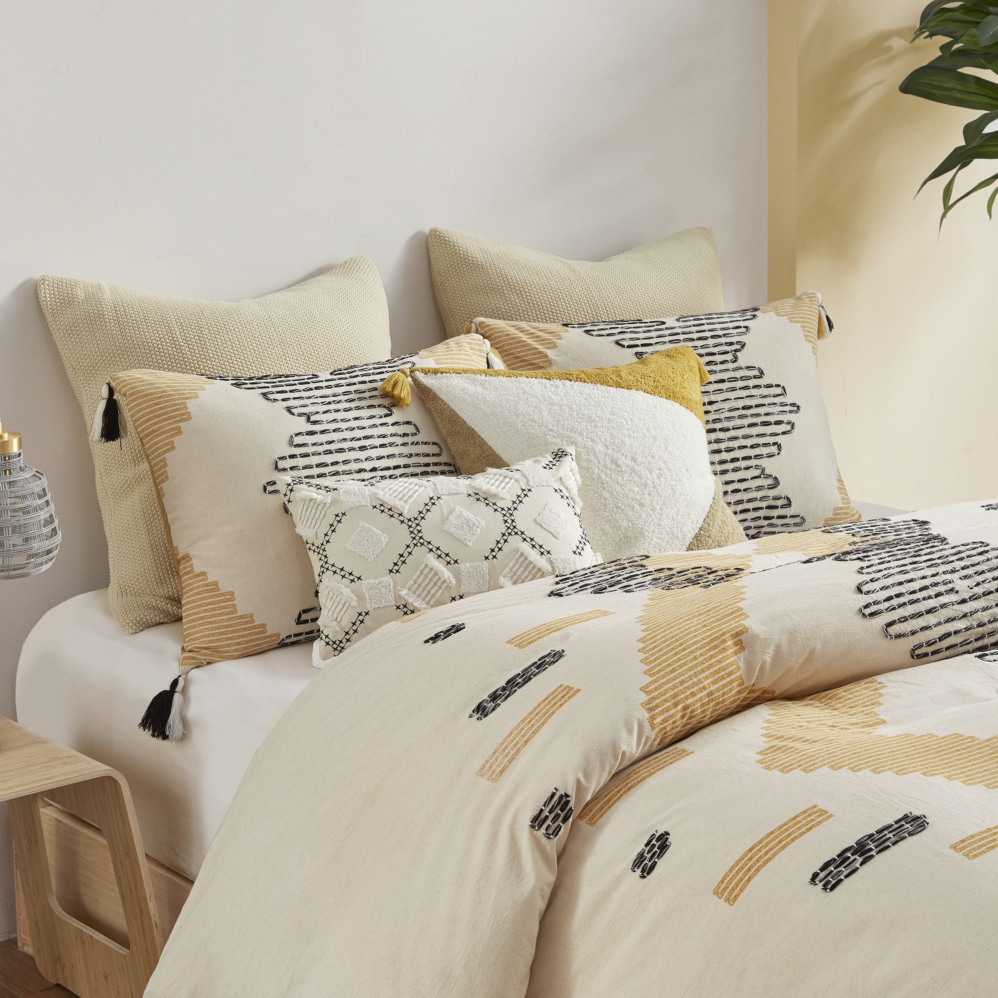 Full/Queen 3 Piece Cotton Duvet Cover Set