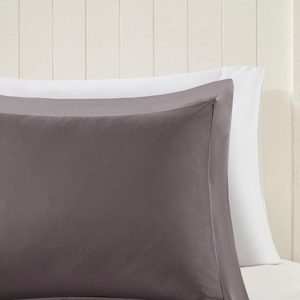 Reversible Diamond-Quilted Down-Alternative Comforter Set