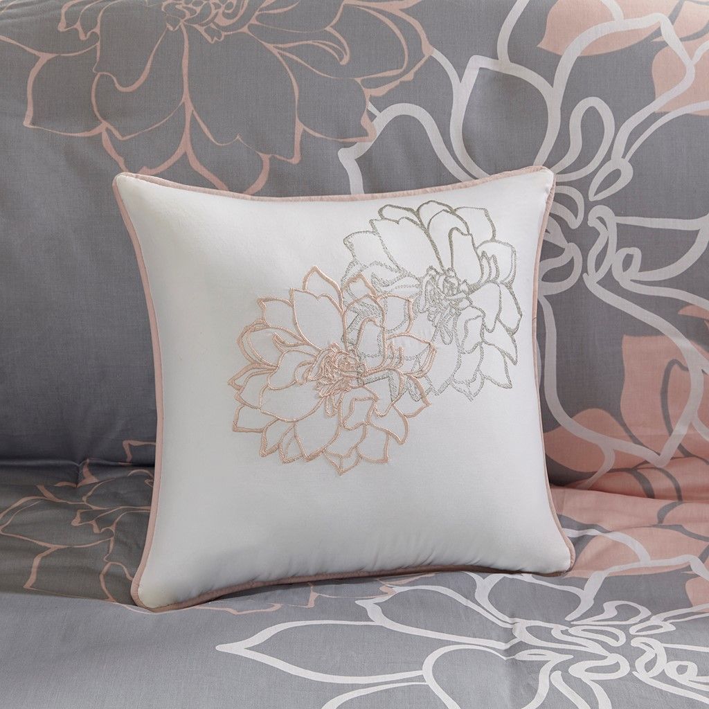 Floral Six-Piece Duvet Cover Set