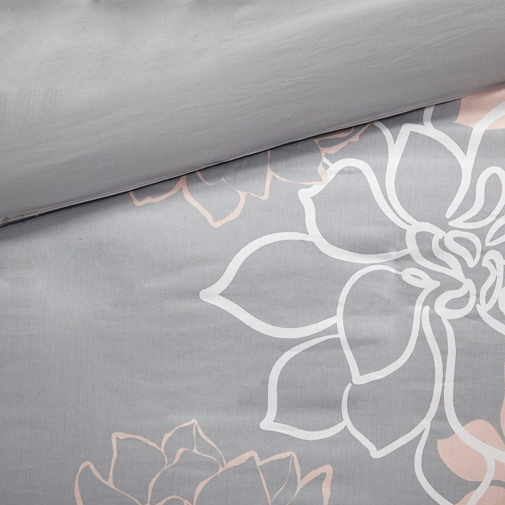 Floral Six-Piece Duvet Cover Set