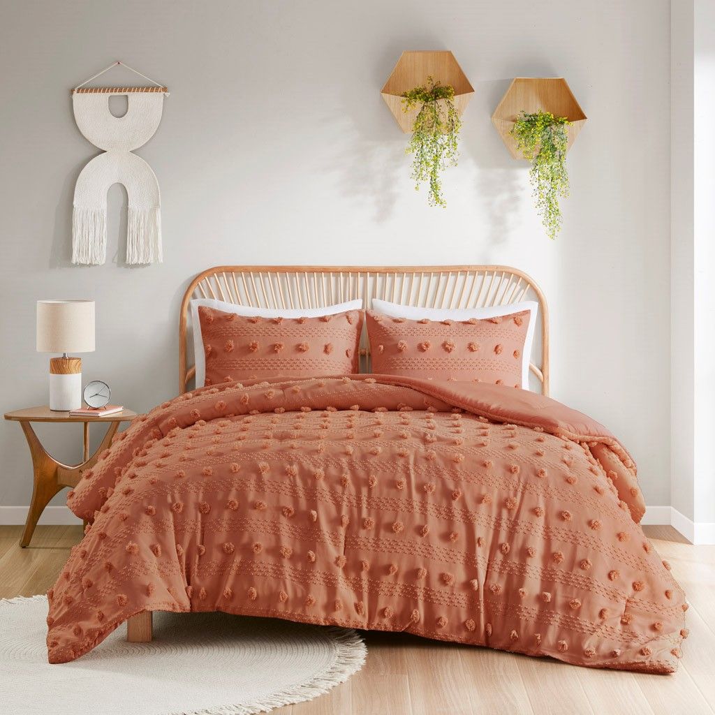 Playful Clip Jacquard Comforter Set