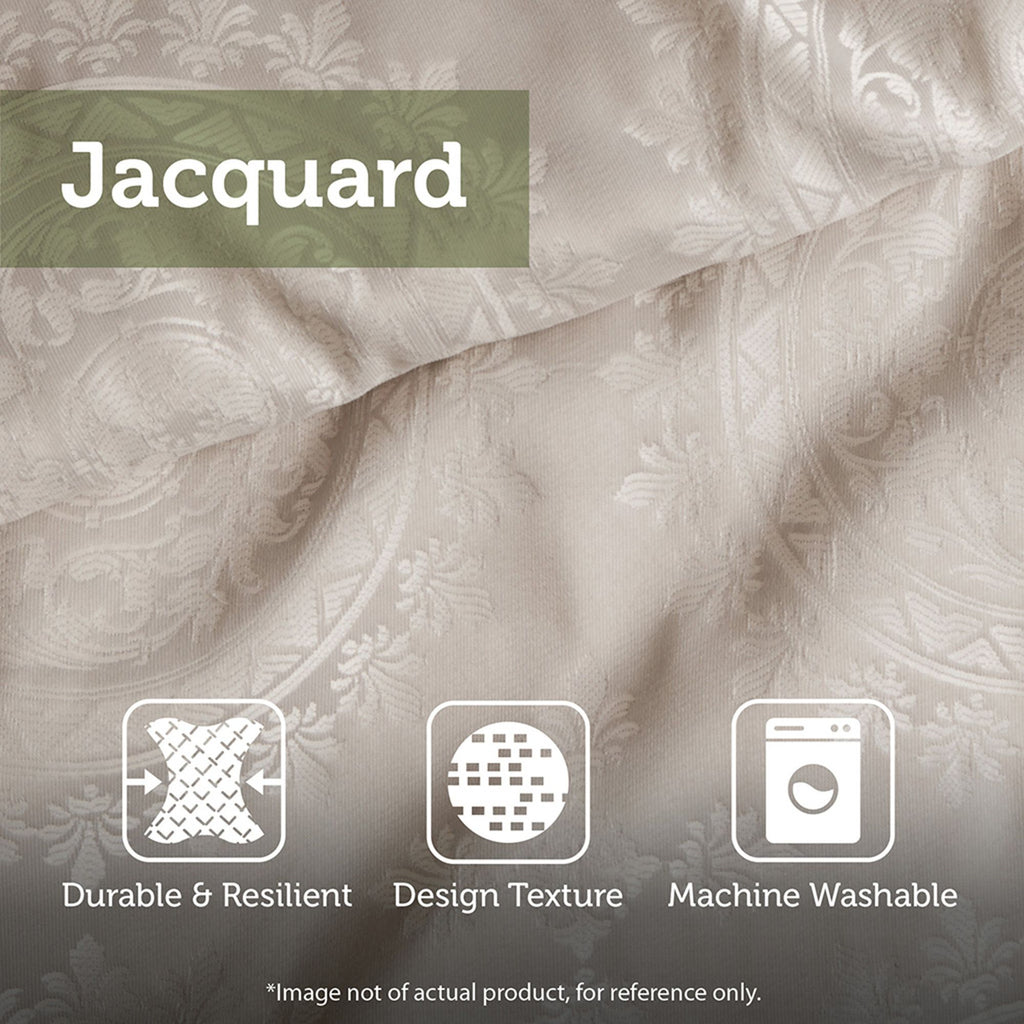 Blush Geometric Jacquard Duvet Cover Set