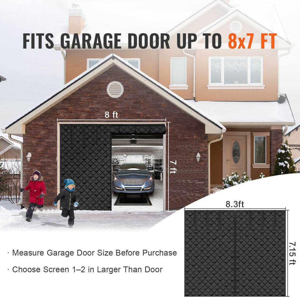Garage Door Insulation Kit – Thermal Magnetic Curtain for Winter