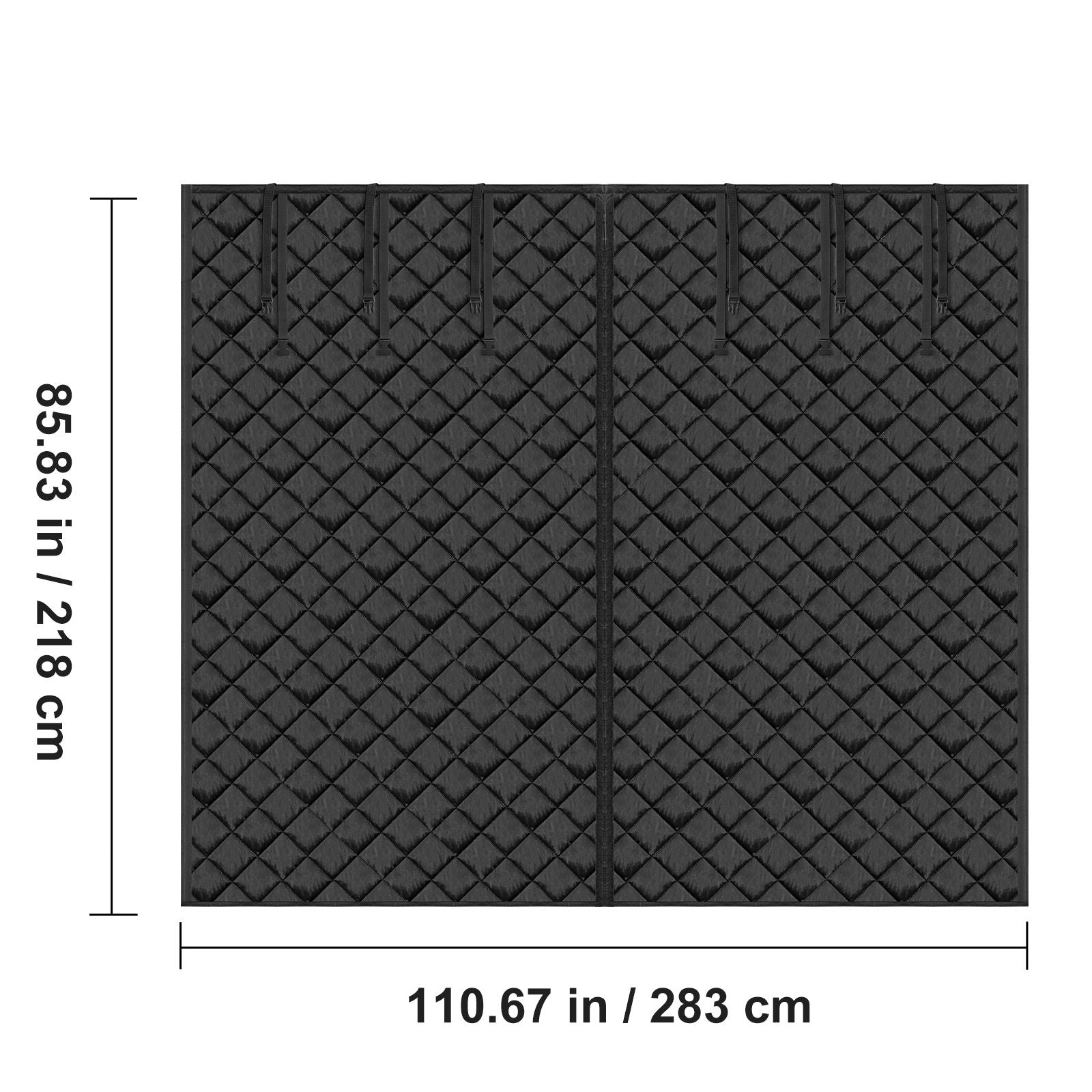 Magnetic Insulated Garage-Door Curtain