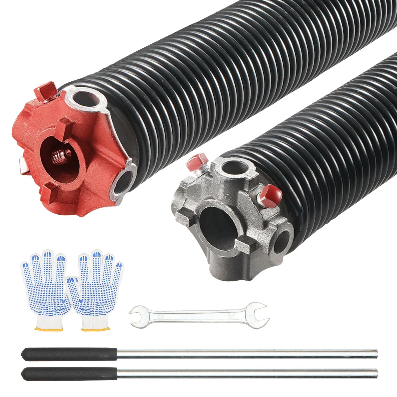 16000-Cycle Garage Door Torsion Springs with Full Installation Kit