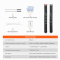 Complete Garage Door Torsion Spring Replacement Kit with Accessories